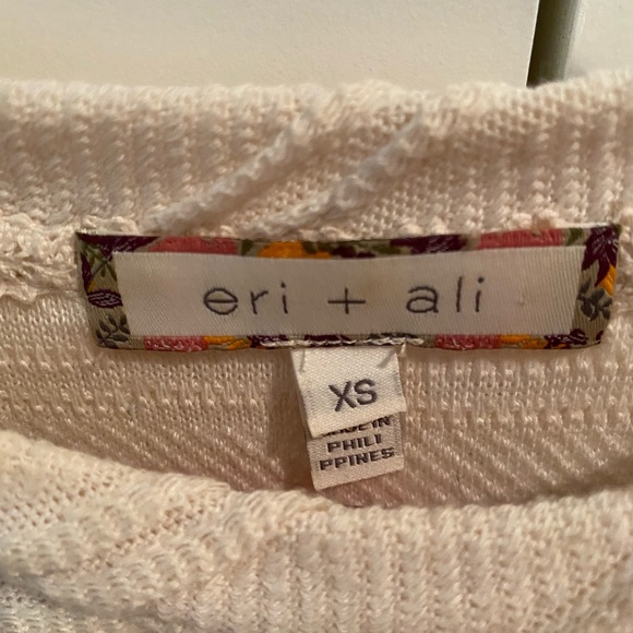 Anthropologie Eri + Ali  lace sleeve top - Picture 3 of 3